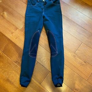 Navy Blue Kids horseback riding pants